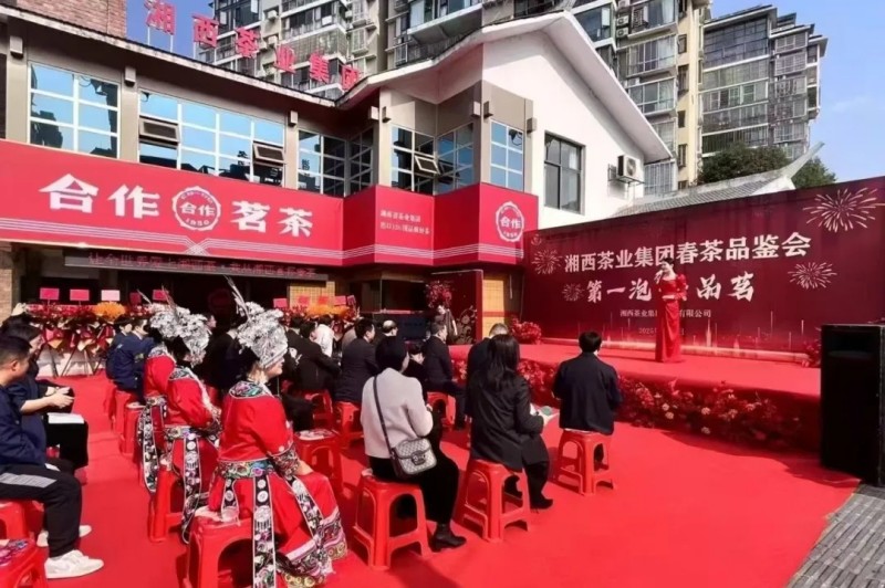 湘西茶業(yè)集團(tuán)“湘西第一杯春茶”品鑒會(huì)暨集團(tuán)合作茗茶吉首店開(kāi)業(yè)儀式隆重舉行